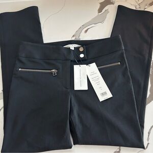 Veronica Beard Metro Cropped Kick Flare Pants Black size 0-New w/tags!